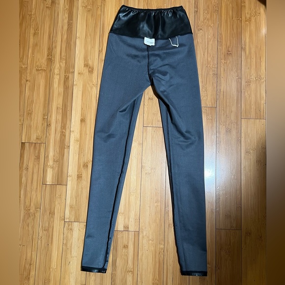 Aritzia Wilfred Free Daria Black Faux Leather Pants Size S - Picture 8 of 14